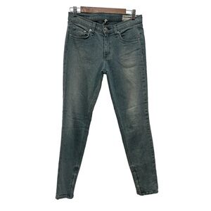 Rag & Bone Women’s Zipper Capri in Seafoam Jeans Size 28